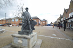 The Railway Man Statue