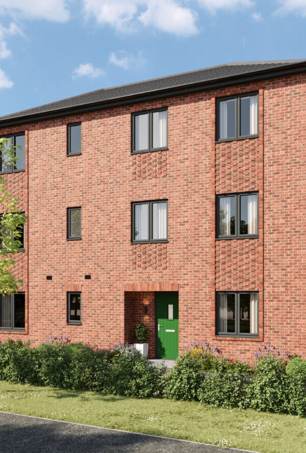 A CGI image of The Speedwell house type