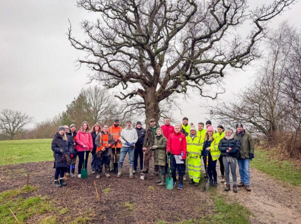 Community Tree Planting Strengthens Green Space at Knowle Park
