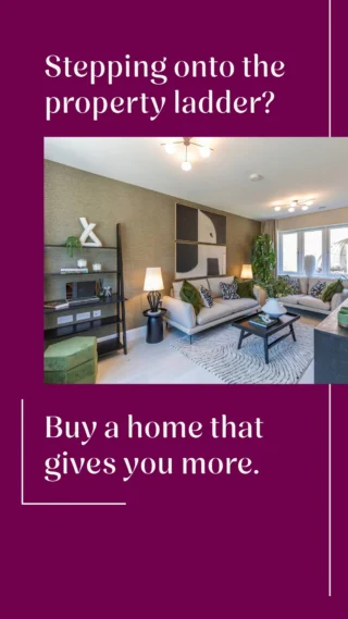 Buy a home with more included: 5% deposit contribution for first-time buyers and so much more as standard. Book a viewing at The Lower Acre today 📲