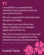 We're delighted to share this wonderful feedback received for a member of our Sales Team at Horton Heath.

Providing exceptional support is at the heart of what we do, and we're proud of our team's commitment to helping customers every step of the way.

If you're looking for a new home, would like to arrange a viewing, or simply want to discuss your buying options, our friendly sales team is here to help every day. Get in touch to find out more.

📱 023 8068 8400
📧 sales@eastbrookehomes.co.uk

#CustomerService #TeamRecognition #GoingTheExtraMile #FiveStarService #TheLowerAcre #eastbrookehomes