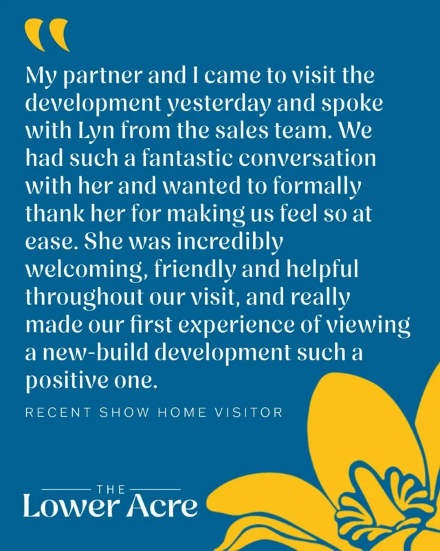 We’re delighted to share another fantastic review for our sales team at The Lower Acre ⭐⭐⭐⭐⭐

Whether you’re just starting your home-buying journey or ready to take the next step, our dedicated sales team is here to help. The sales office is open daily from 10am-5pm, and our team is on hand to answer your questions.

Get in touch today.

📱 023 8068 8400
📧 sales@eastbrookehomes.co.uk

#CustomerService #TeamRecognition #GoingTheExtraMile #FiveStarService #TheLowerAcre #eastbrookehomes